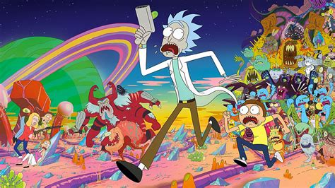 papel de parede rick and morty